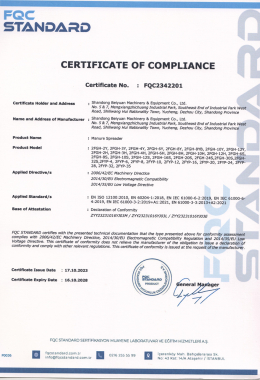 Certificação CE da UE